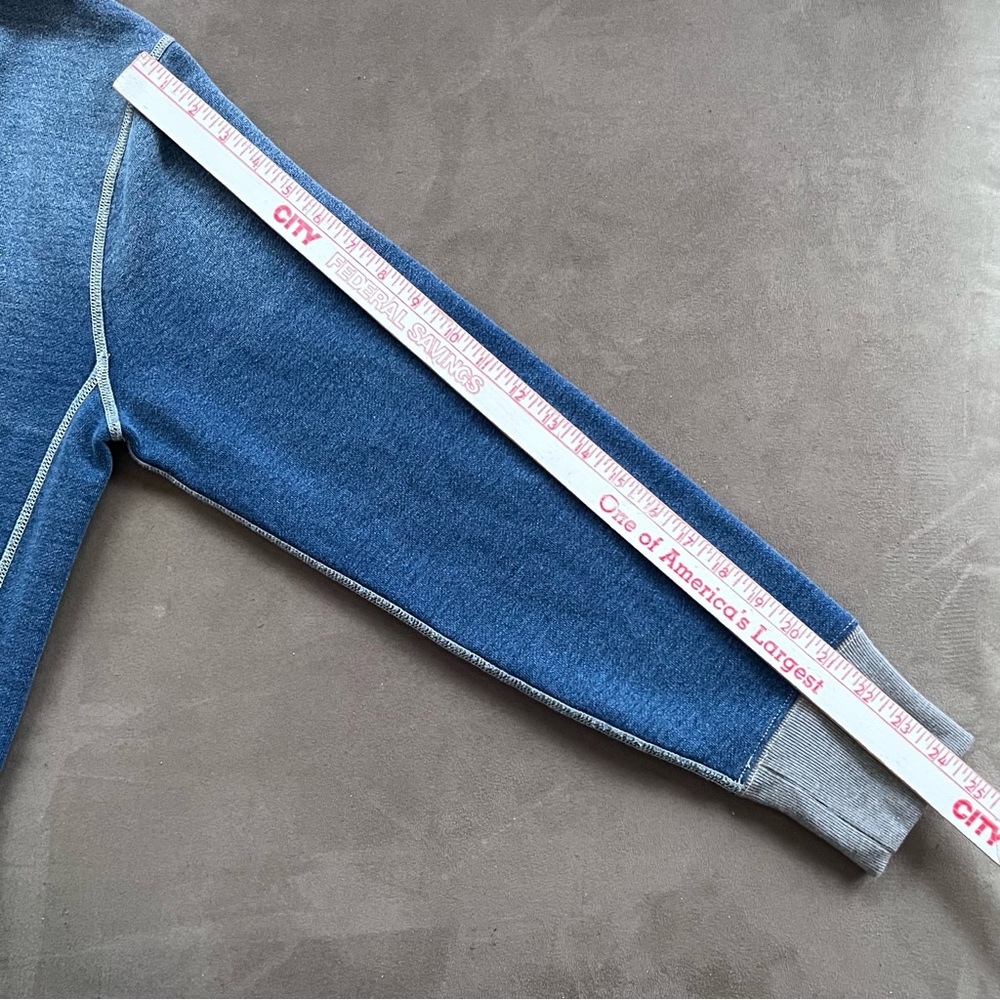 J.Crew Wallace & Barnes Full-Zip Hoodie in Indigo Wash (M) New With Tags - Picture 8 of 8